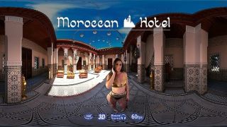 Casey Calvert is giving a sensual massage at the Moroccan Hotel