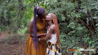 Watch as these gorgeous African lesbians lick each other's pussies in a steamy bedroom generate one short