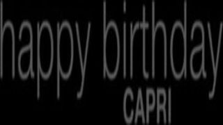 Happy Birthday Capri Capri, Scarlet, and Kiera had a wild threesome in the bedroom