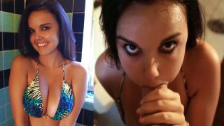 Dillion Harper was feeling horny as she took a shower, shaved her pussy smooth, and sucked on her boyfriend&#39;s cock until he