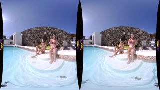 ZexyVR Jo &amp; Tia's afternoon sun-kissed VR session was a scorching hot fantasy come true