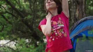 Sirena Milano strips down to her birthday suit in the middle of summer camp