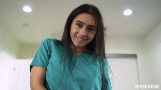 Big tits nurse Lilly Hall gave a hot JOI session