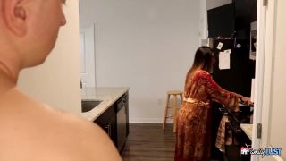 Dava Foxx got fucked hard and deep in the kitchen by a big dick