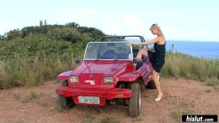 As she rode through the desert on the back of the dune buggy, Tarra couldn&#39;t help but feel her pussy