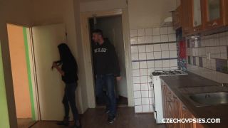 Czech Gypsy Nicole Love pays the rent by sex