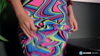 It's Boobadelic, Baby Demmi Valentine: Watch as her big tits bounce and jiggle while she