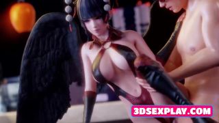 Anime porn is the best way to experience the sexuality of Nyotengu, as she fucks her virgin pussy in a collection of