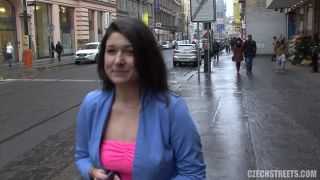 CzechStreets 81 Katerina is a beautiful Czech girl who loves to show off her tight body and big tits in public