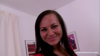 Natali had an amazing threesome fuck with two lucky guys