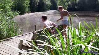 Chantelle Fox was surrounded by a group of horny guys in the great outdoors, ready to satisfy her every desire