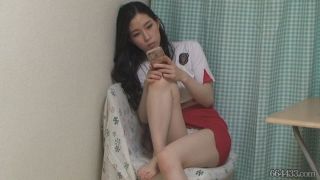 I couldn&#39;t resist sneaking a peek at the sexy Japanese girl&#39;s upskirt as she sat at her desk,