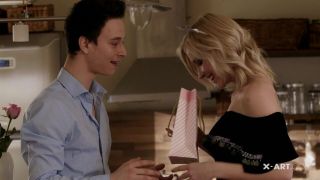 X-Art Zazie Skymm Lingerie Birthday Surprise 2: Zazie surprises her birthday boy with a